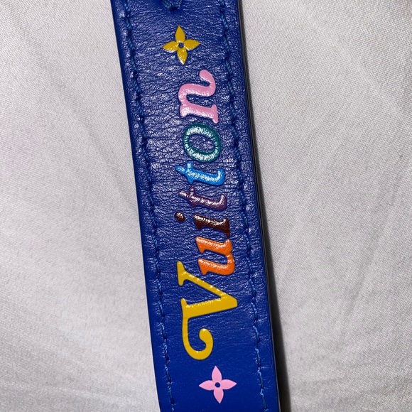 LOUIS VUITTON NEW WAVE CHAIN BAG ROYAL BLUE - Picture 7 of 8